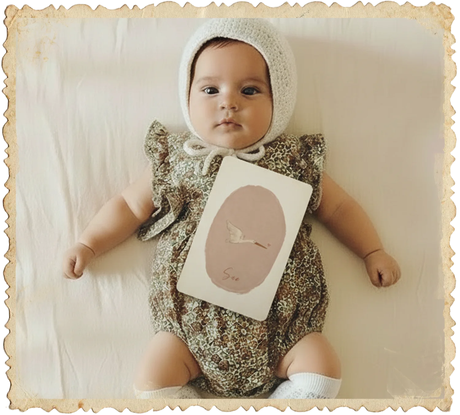 Geboortekaartje van meisje