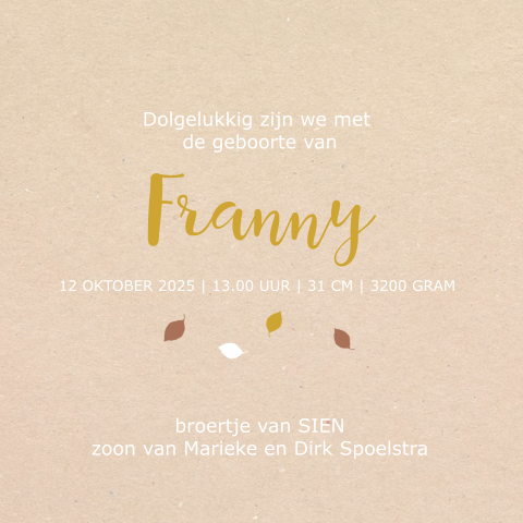 Kaart binnenkant