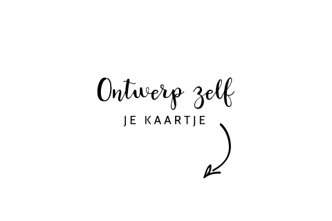 Geboortekaartje zelf maken golfjes