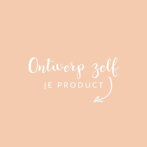 Maak zelf een trendy geboortekaartje in peach