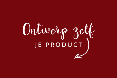 Geboortekaartje zelf ontwerpen met trendkleur wijnrood