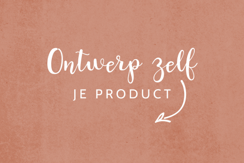 Zelf maken beton-look geboortekaartje in trendkleur zalmroze