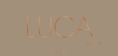 Trendy geboortekaart voor jongen met hoogglans