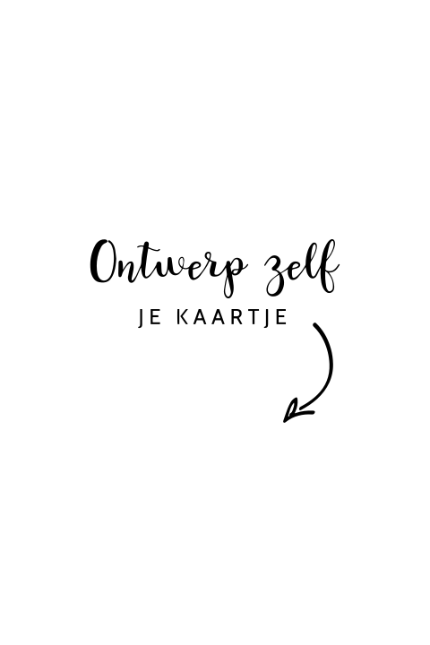 Zelf maken geboortekaartje in de vorm van een vlag