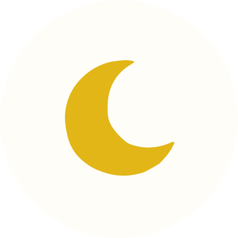 Sluitsticker met maan