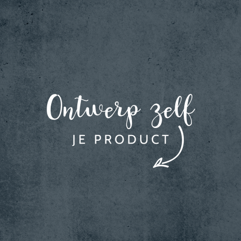 Zelf maken geboortekaartje beton in trendkleur