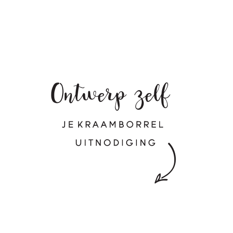 Kraamborrelkaart met eigen ontwerp