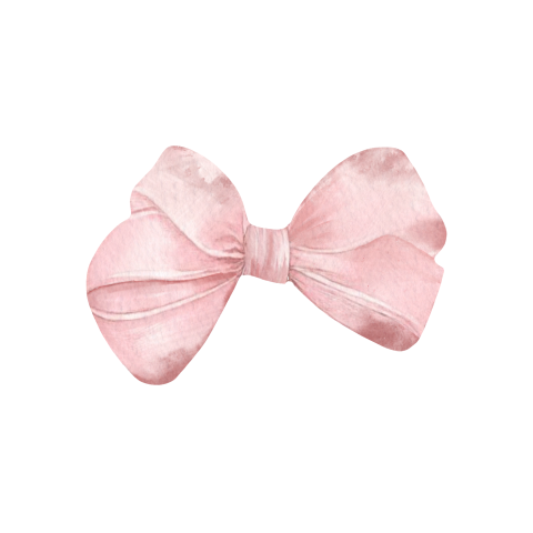 Sluitzegel wit met roze strik