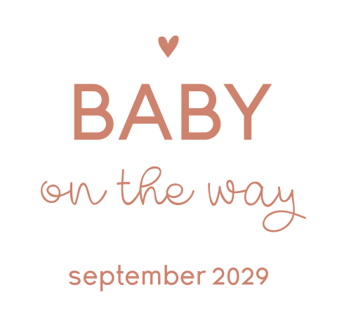 Zwangerschapsaankondiging mok met tekst