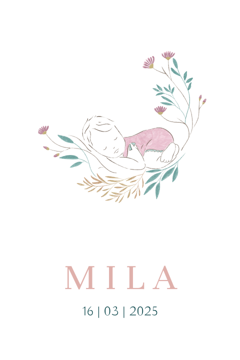 Staand tuinbord meisje met pastelkleuren en bloemen