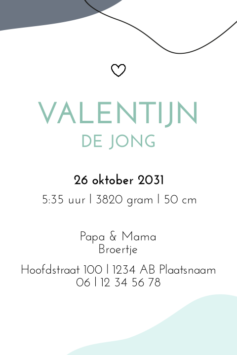 Kaart binnenkant