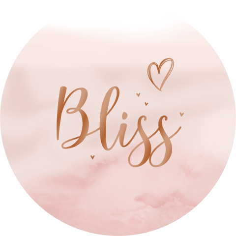 Uniek rond geboortekaartje met hoogglans en roze watercolour