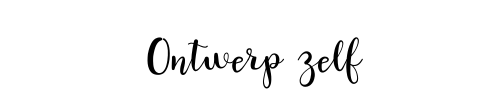Label langwerpig zelf maken