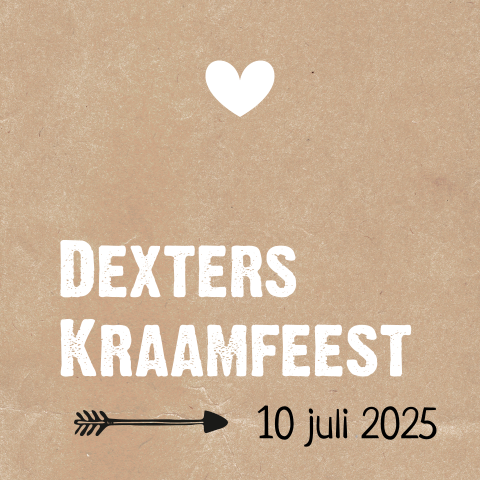 Kraamfeest uitnodiging voor jongen met kraftlook en dieren