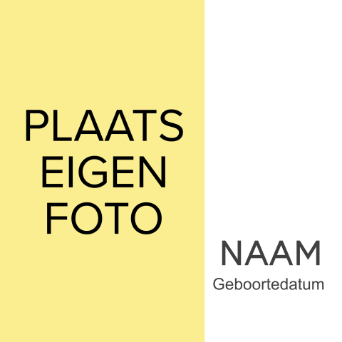 Fotokaart geboorte zelf maken