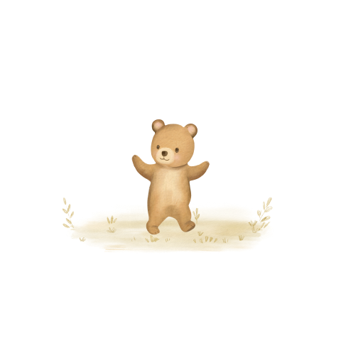 Sluitzegel met lief beertje