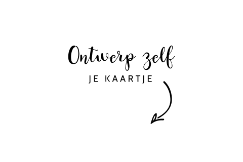 Zelf maken geboortekaartje met gebubbelde rand