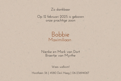 Kaart binnenkant