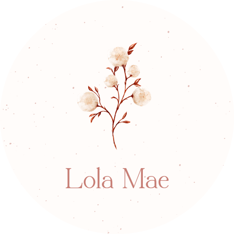 Raamsticker rond met takje en bloemetjes