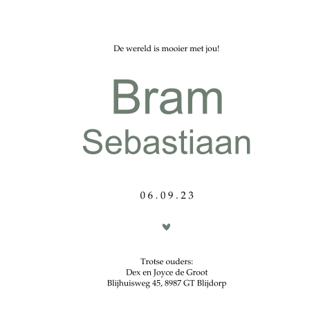 Kaart binnenkant