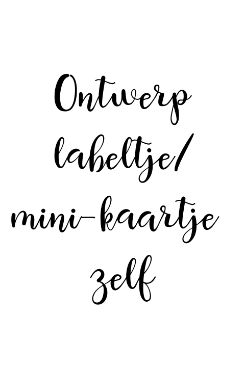 Labeltje 50 x 75 mm - per 7 stuks
