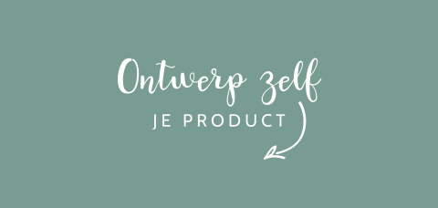 Maak zelf je eigen geboortekaartje met trend kleur zeegroen