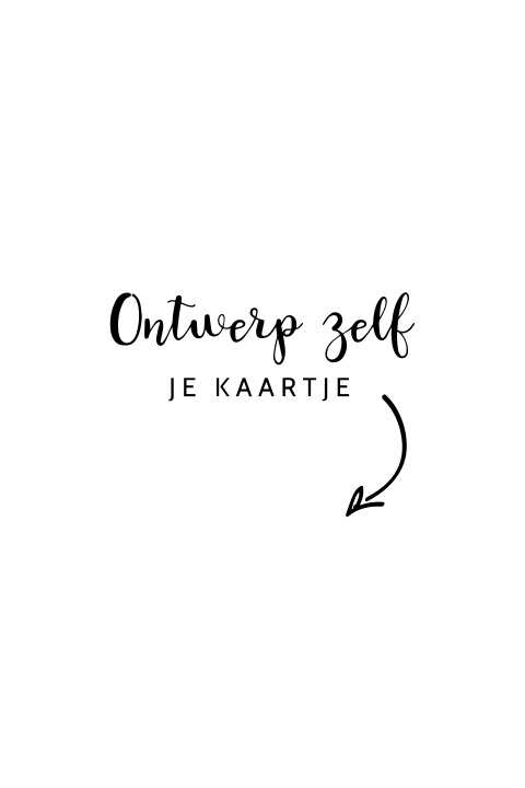 Zelf maken geboortekaartje in de vorm van een ovaal