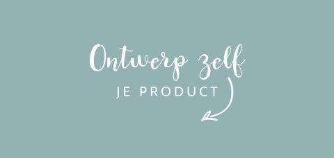 Maak zelf je eigen geboortekaartje met trend kleur zeegroen