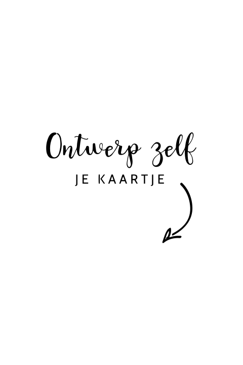 Boogkaartje met bubbelrand