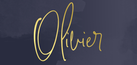 Simpel maar chique geboortekaartje voor jongen met goudfolie op blauw