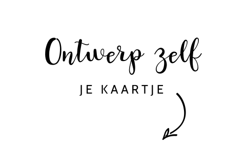 Zelf maken uitnodiging liggend dubbel vouw links