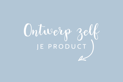 Zelf maken geboortekaartje in trendkleur lichtblauw