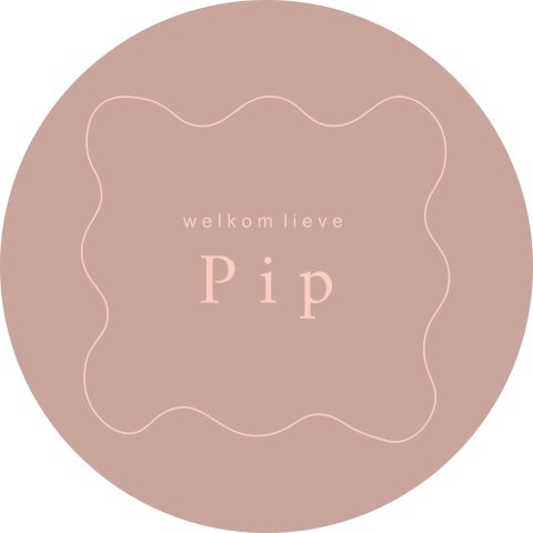 Ronde raamsticker oudroze met lijntekening