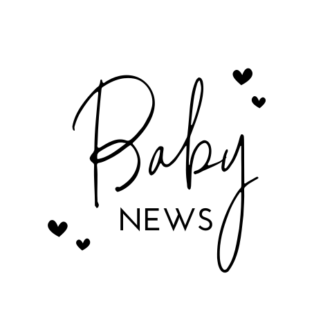 Sluitsticker Babynews met hartjes