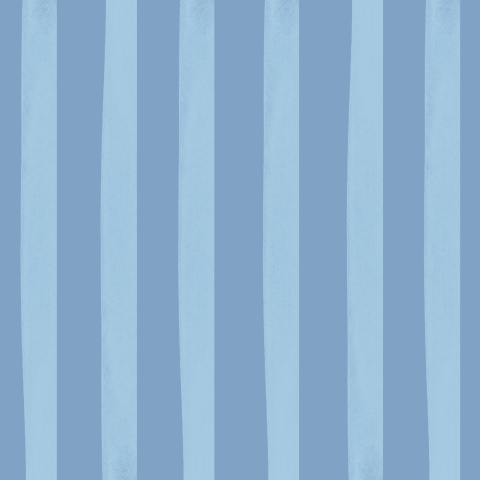 Blauw geboortekaartje zelf maken met watercolour strepen