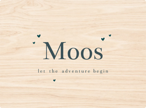 Memorybox met hartjes en quote