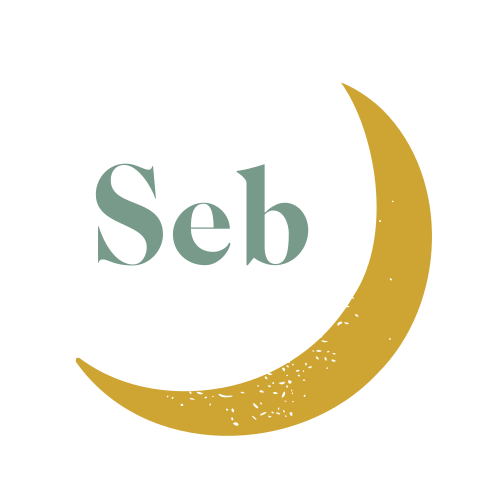 Sluitsticker met naam en halve maan