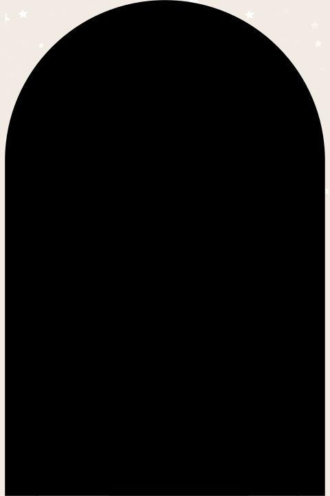 Bijzonder kaartje in de vorm van een arch met silhouetjes voor broer