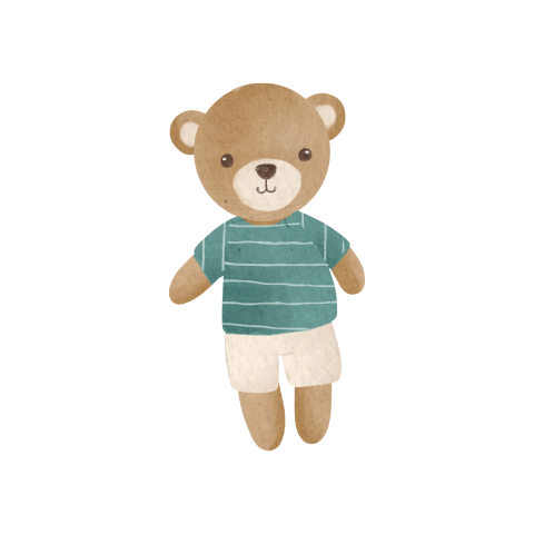 Sluitzegel met knuffel beertje