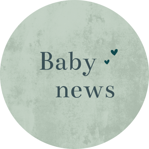 Sluitsticker groene velvet-look met hartjes