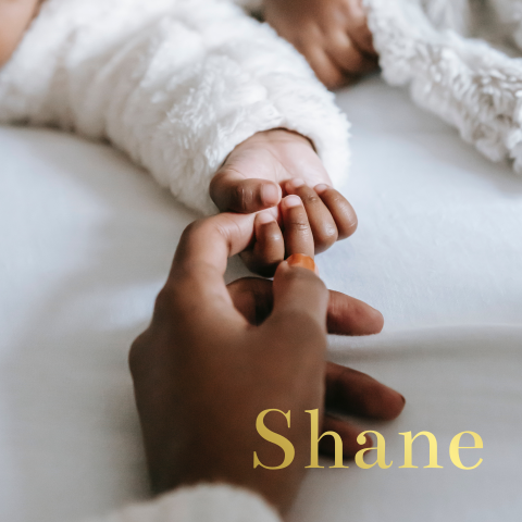 Goudfolie geboortekaartje jongen met foto