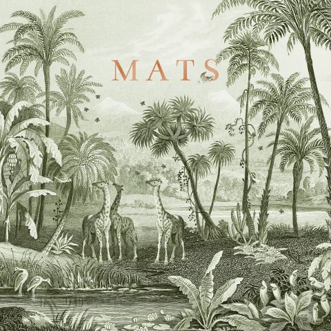 Avontuurlijk geboortekaartje met jungle thema en hoogglans