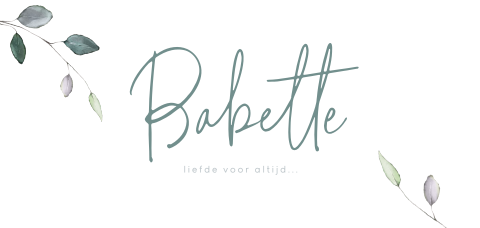 Stijlvol en clean geboortekaartje voor meisje met waterverf takjes