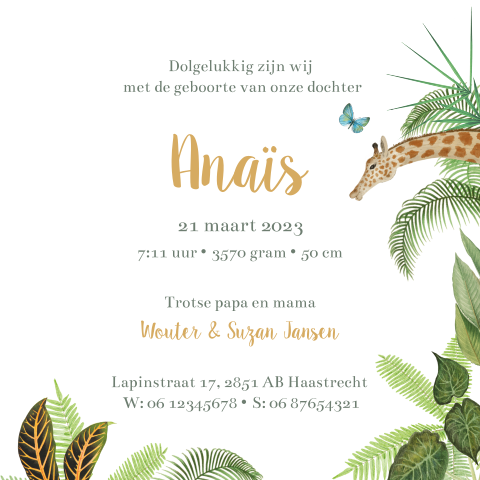 Kaart binnenkant