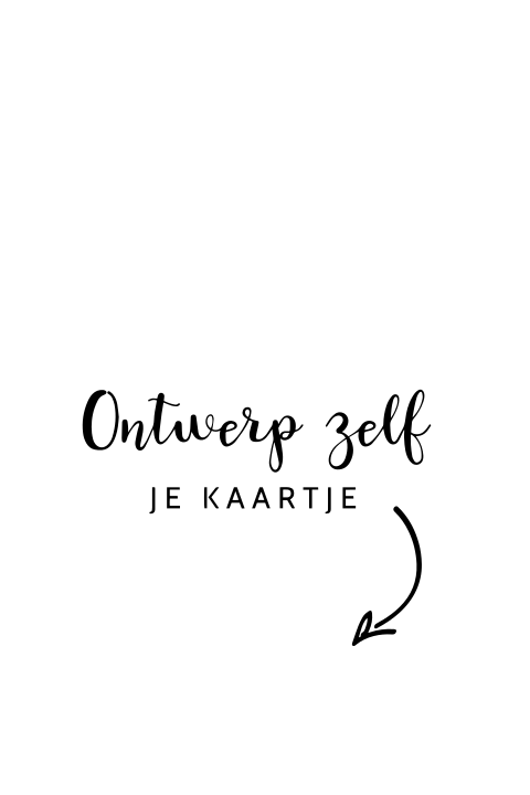 Zelf maken arch geboortekaartje stans