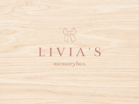 Memorybox met strikje en tekst in roze