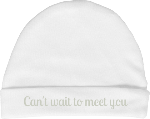 Zwangerschapsaankondiging mutsje met tekst