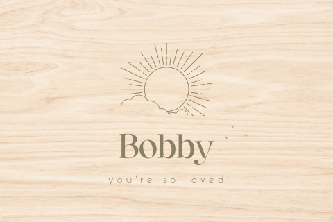 Memorybox met lijntekening zon