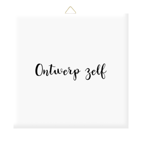 Geboortetegeltje zelf maken