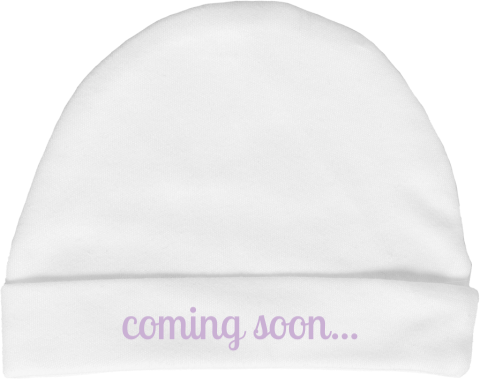 Zwangerschapsaankondiging babymutsje met eigen tekst